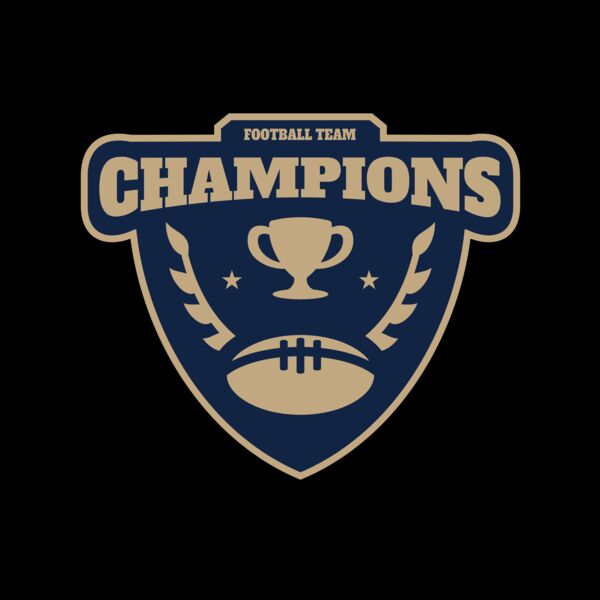 Champions Football Team logo template Thumbnail