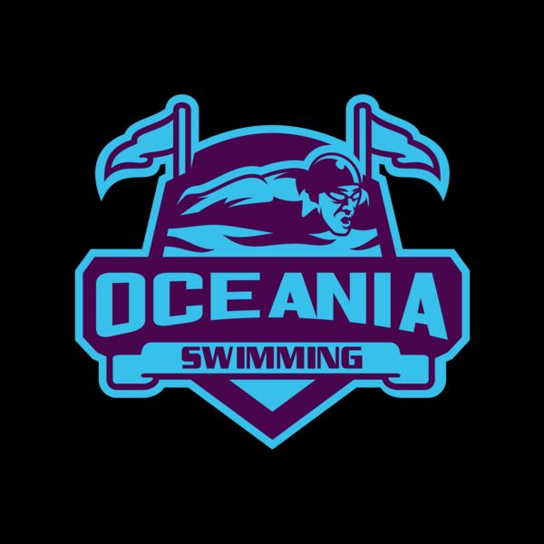Oceania Swimming logo template Thumbnail