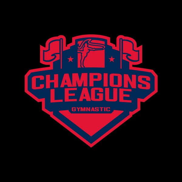 Champions League Gymnastic logo template Thumbnail