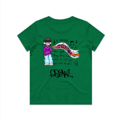 Kids Graffiti Style Growl T-Shirt Thumbnail